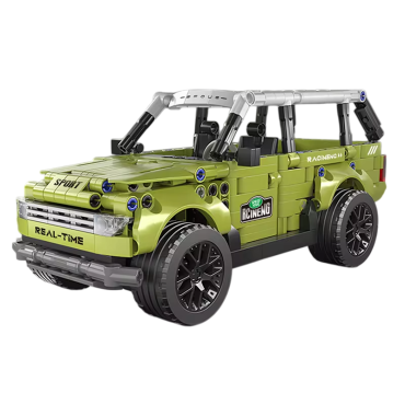 KIT DE BLOCOS DE MONTAR MACHINE PLAYER JIPE OFF-ROAD 1/18 493 PEÇAS 66617